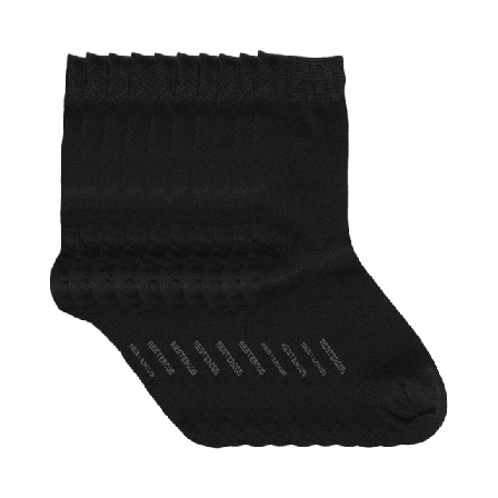 Resteröds Socks Bamboo 10-pack Strumpor Herr Svart 40/45