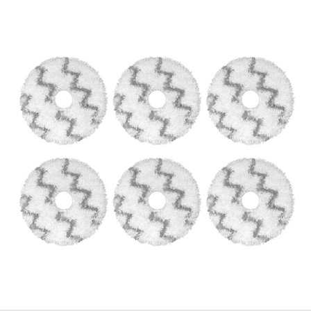 6 st Ersättningsmoppdukar för Eva SDJ06RM Dammsugare Reservdelar