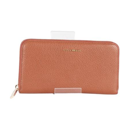 Coccinelle With zip , Beige , Dames , Maat: ONE Size Portefeuilles