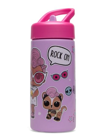 Lol Surprise! Sipper Water Bottle Pink Euromic