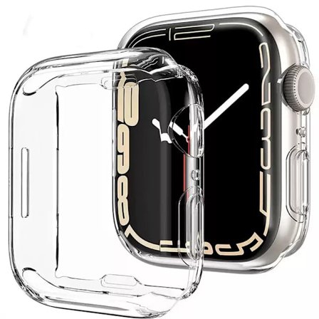 To-pak Apple Watch 38/40/42/44mm - Fuld Dækning Etui med Klar Skærmbeskytter 40mm
