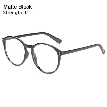 -1.0~-4.0 Myopi Glasögon MATT SVART STYRKA 0 matt svart matte black matte black Styrka 0-Styrka 0