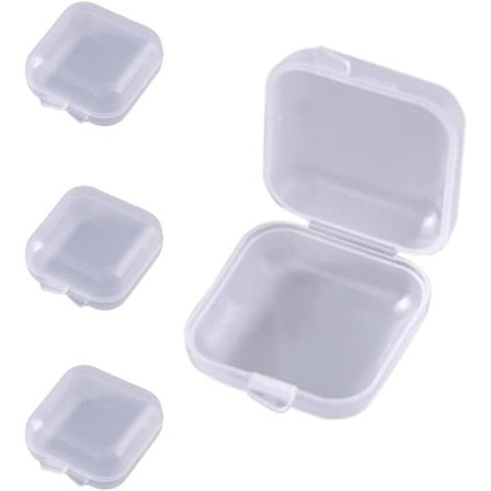 4 stk - Praktisk pilleboks for morgen og kveld - Liten format