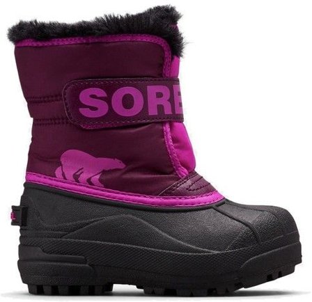 Sorel Kids Childrens Snow Commander Purple Dahlia - Vinterkängor