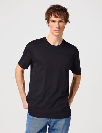 Wrangler 2 Pack Tee - Black - M
