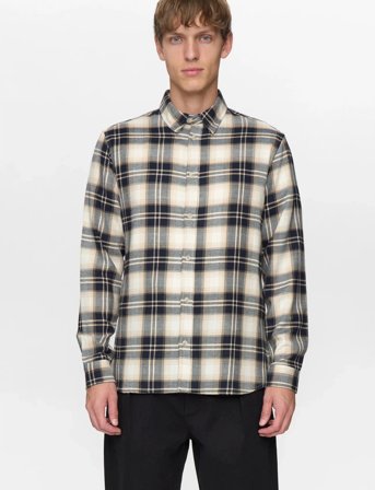 Anerkjendt Akleif Viscose Check Ls Shirt - Multi/patterned - S