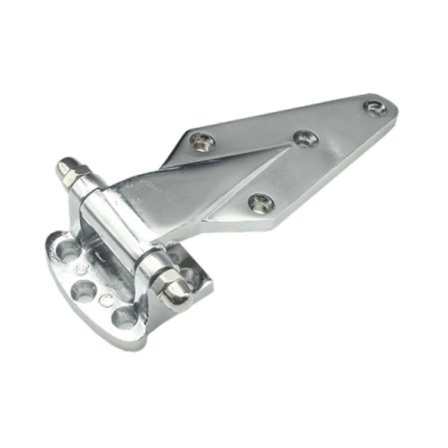 Industriell ladugårdsdörr gångjärn robust för skåp kommersiell köksutrustning frys 25 mm silver