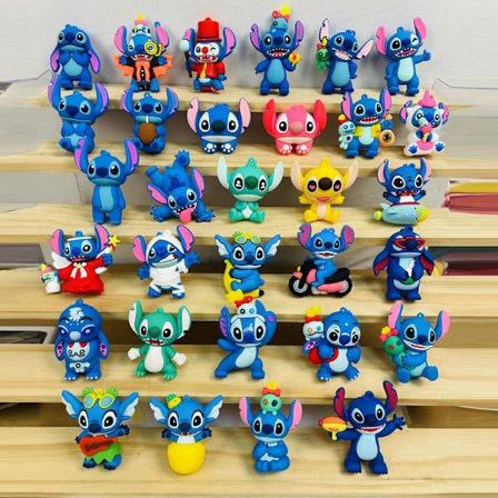 3D stereo 3-9cm PVC miljøvennlig materiale kan vaskes dukke dukke tilfeldig 3 stk