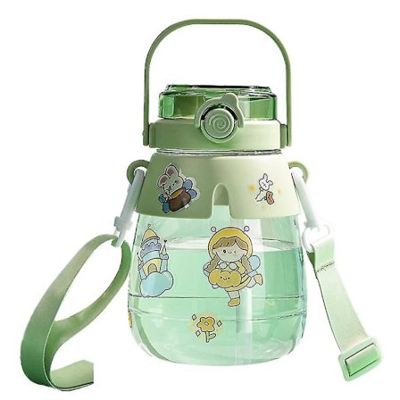 Vattenflaska Estetik Big Belly Belt Straw