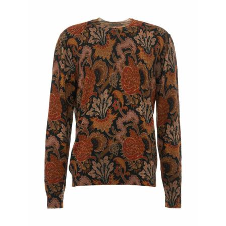 Etro, Knitwear 1M064 9954 22 Brązowy, Mężczyzna, Rozmiar: S