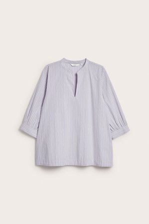 Kappahl | Bluzka z popeliny Jasnofioletowy XL | Jasnofioletowy