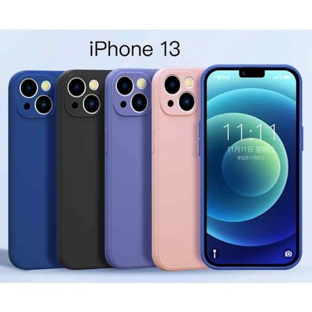 iPhone 13 - Skal af mikrofiber-silikone