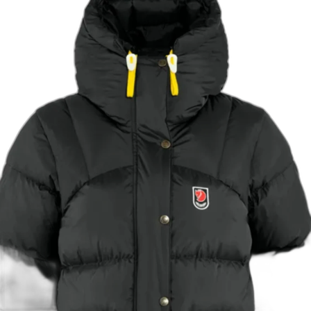Svart dunjacka från Fjällräven