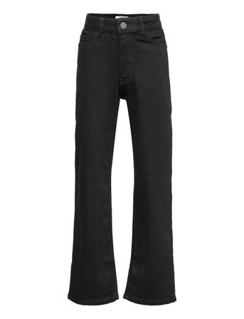 Trousers Denim Vanja Black Wid Jeans Wide Leg Jeans Musta Lindex