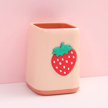 【xj】Søt pennholder for skrivebord, pennestativ for penner og fargestifter