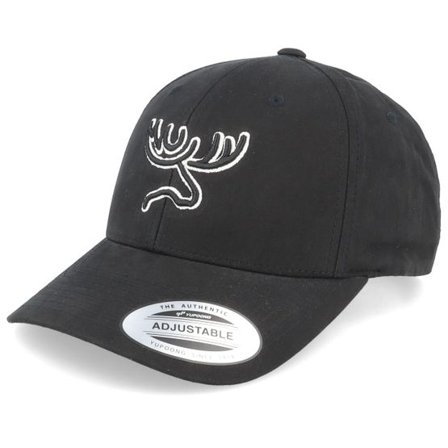 Hunter - Svart adjustable Keps - 3d Moose Waxed Black Adjustable @ Hatstore