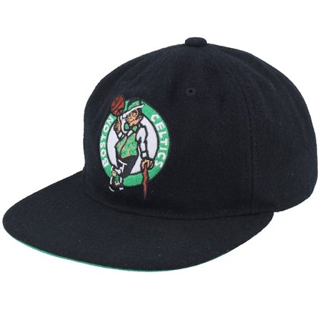 Mitchell & Ness - NBA Schwarz Snapback Cap - Boston Celtics Retro Sport Black Strapback @ Hatstore