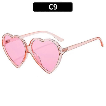 90-talls Vinta Briller Mote Kvinner Jenter Oversized Sd Retro Solbriller Søte Briller - ROSA