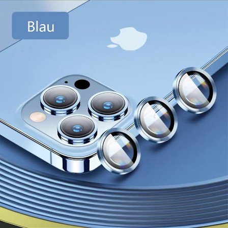 Kameraskydd för iPhone 13 Pro/iPhone 13 Pro Max Kameraskottsäkert glas, Anpassad metallring skärmskydd Härdat glas Skottsäkert Anti-scratch 