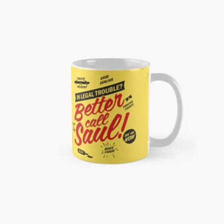 Better Call Saul Classic Mug Drinkware Design Picture Coffee Cup Image Gifts Handle Round Tea Simple Printed Photo