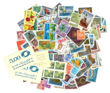 Algeriet - Dubletpakke - 113 frimærker og 4 hæfter