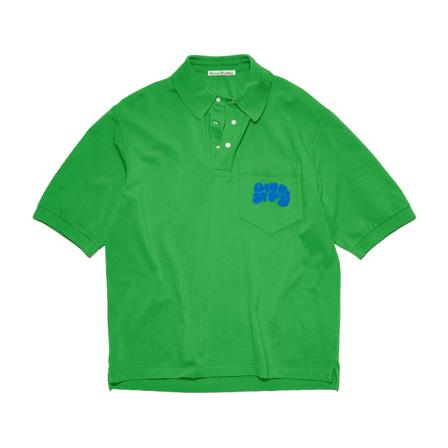 Acne Studios T-Shirts Grøn, Herre Polo, Størrelse: XS