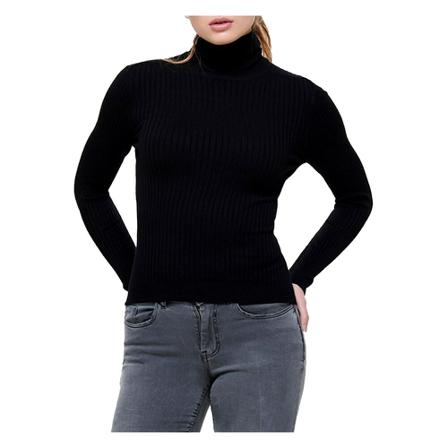 Only, 15165075 turtleneck Zwart, Dames, Maat:M