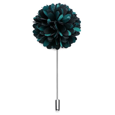 Magnolia | Smaragdgrüne Blume Anstecknadel für Männer - Blumen-Reversnadeln