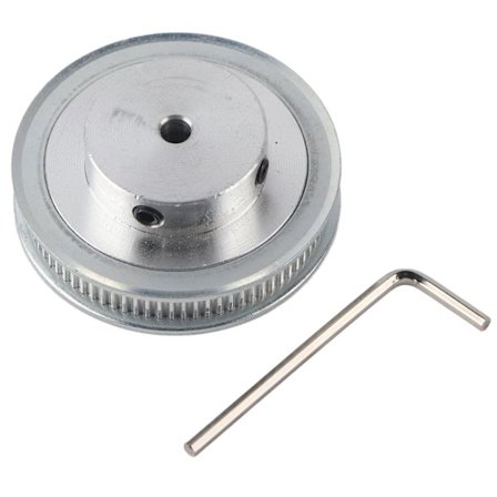 2GT 80-hampainen jakopyörä, jossa reiän koot: 5 mm, 8 mm, 10 mm, 12 mm, 14 mm 6 mm leveille jakohihnoille