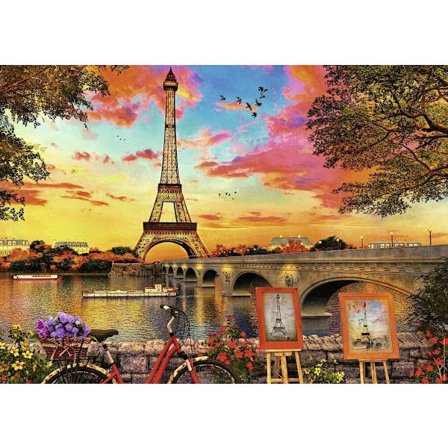 Ravensburger Evening in Paris 1000-brikke puslespill for voksne og barn fra 10 år [Amazon Exclusive]
