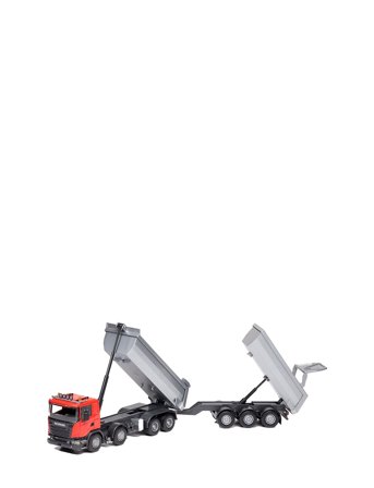 Tippbil Vagn Scania Röd 1:25 Patterned EMEK