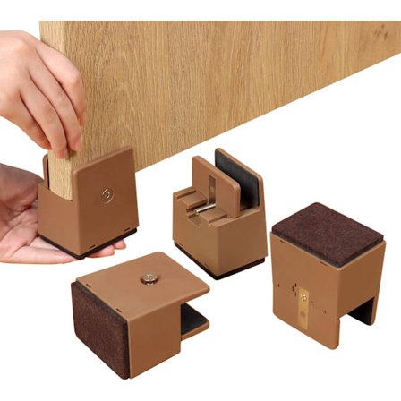 2" Justerbare Stoleforhøjere med Skruetvinge, Heavy Duty Sofa Seng