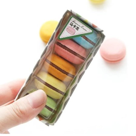 Viskelær for barn Macaron Eraser Student Rubber
