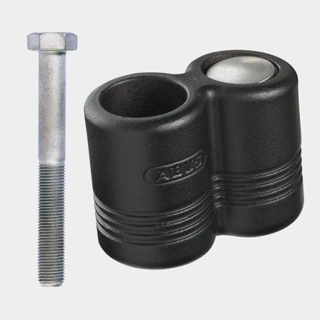 Außenborderschloss ABUS 808 Reef, Klasse 3, für festgeschraubte Motoren & Schraubzwingen + Bolzen 100 mm (passt für Spiegel + Motorbügel 44 - 74 mm) -