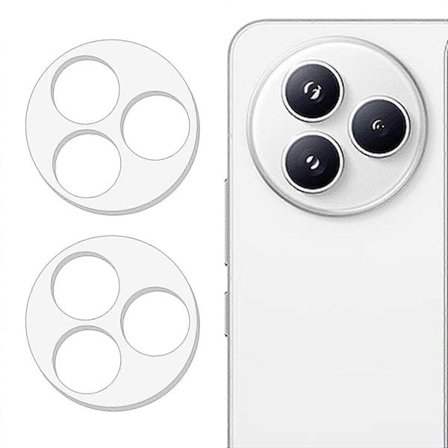 2 stk. Kamerabeskyttelse til Xiaomi Civi 5 Pro 5G, 3D-bue, ridsefast hærdet glas