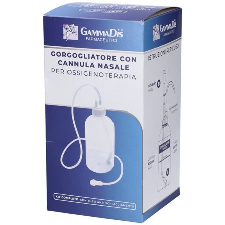 Gorgogliatore Per Ossigenoterapia Con Occhiale e Cannula Nasale