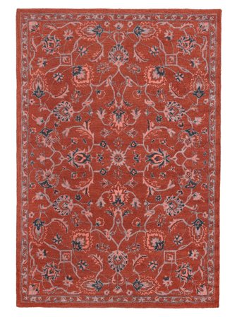 Ariana 160X230 Rosso/Blu Tappeto Di Lana