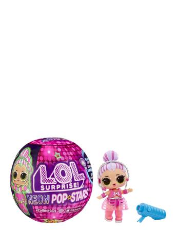 : L.o.l. Neon Pop Stars Tots Asst Pdq Toys Dolls & Accessories Dolls Multi/patterned L.O.L