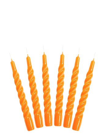 Kunstindustrien | Twisted Candles, 6 Piece Box | ONE SIZE