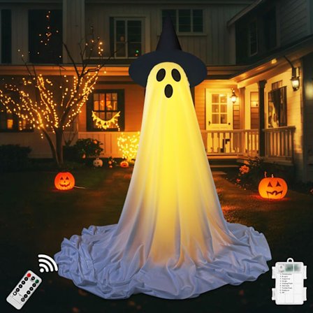 Animeret Halloween Heksedekoration til Udendørs & Have [JUN]