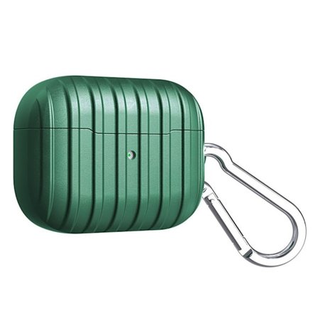 Airpods Pro 3D-fodral med vertikala remsor - Grön