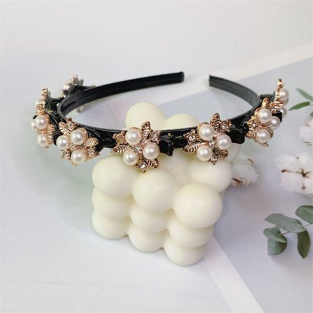 Perleblomster Hårnål Rhinestones Hårbånd Clips 2 2