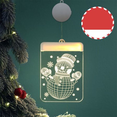 Mordely Christmas Lights String Fairy Lamp SNOWMAN