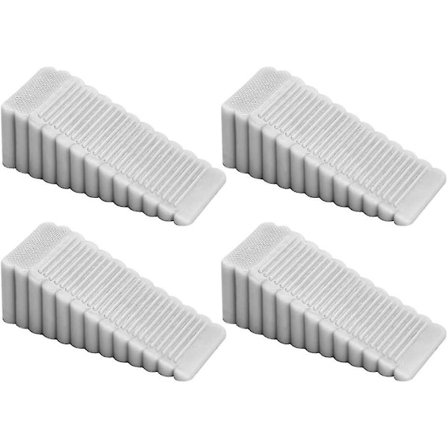 4 stk. Dørkile Skridsikker Dørstop Gulv Dørkile Med Justerbar Højde Anti-slip Gummi Dør