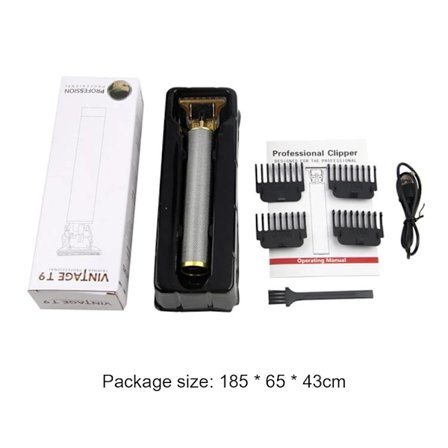 Elektrisk Hårtrimmer Sladdlös Hårklippare Metall Pro Gravering Hårtrimmer Män Barberare Hårklippningsmaskin Skäggtrimmer~05512
