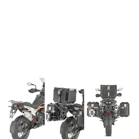 Montagebeugels GIVI Trekker Outback - KTM 890 Adventure 2021-2023