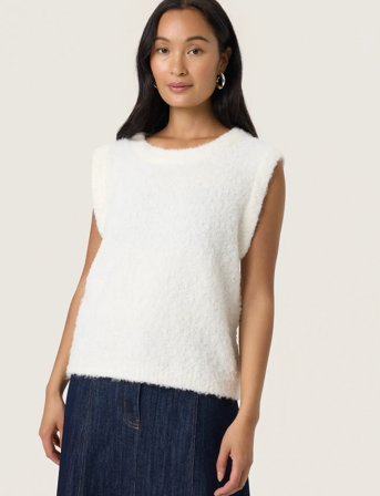 Soaked in Luxury Slamaris Vest - White - XS