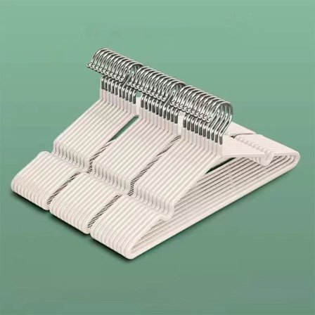 10 STK Tørre kleshengerstativ Svart kleshenger for voksne