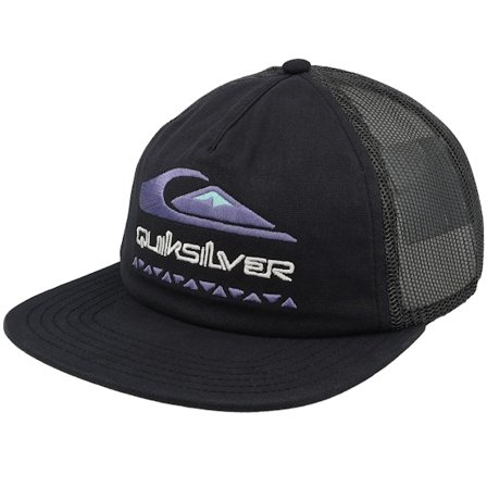 Quiksilver - Black - trucker - Cap - Oasis Dusted Peri Black Trucker - Hatstore