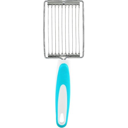 Tomat Kutter, Rustfritt Stål Lunsj Kjøtt Kutter Skinke Frukt Tomat Ost Kjøkken Myk Mat Kutter Verktøy (blå)